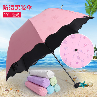 遇光變色遮陽傘 黑膠太陽傘 黄瓜视频下载APP創意晴雨傘